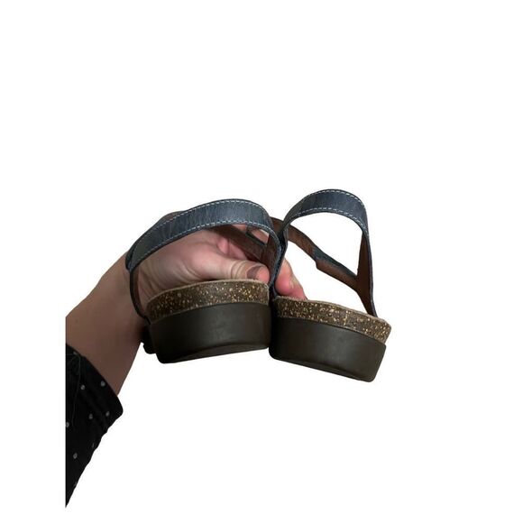 Dansko Leather Rebekah Ankle Strap Blue Sandals size EU 37  US 6.5 / 7 - Picture 5 of 8